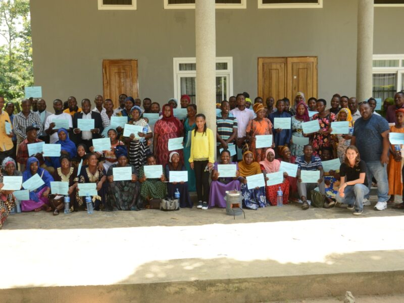 seller training and assistance Clean Cooking to Combat Climate Change project in Tanzania
