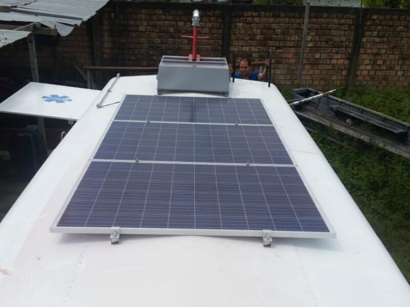 Kit fotovoltaici per idroambulanza