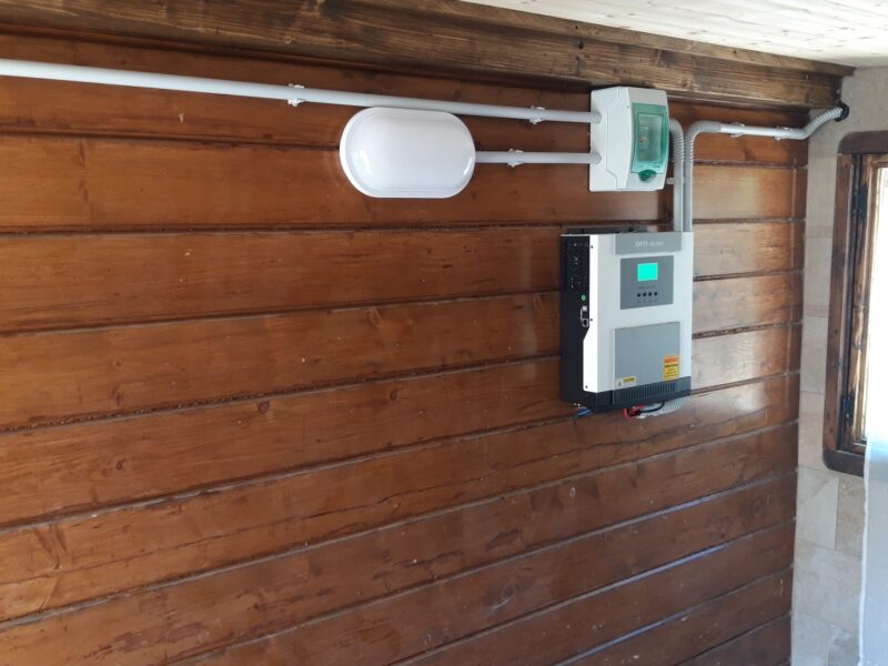 Photovoltaic kits for wooden cabins